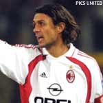 Paolo Maldini jaagt op Lothar Matthäus