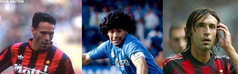 Specialist Pirlo nadert El Diego en San Marco