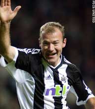 Shearer aast op clubrecord tegen Inter