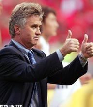 Guus Hiddink en Ron Jans: 'Geen salonremise'