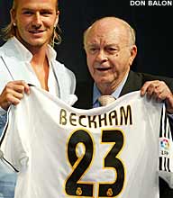 Verkoop shirt Beckham breekt records