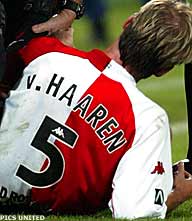 Van Haaren eindelijk terug op trainingsveld