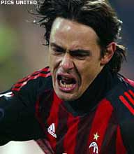 AC Milan klopt Ajax, Inzaghi-Zlatan 1-0