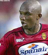 Samuel Eto'o is de beste van Afrika