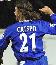 AC Milan verlost Crespo van Chelsea