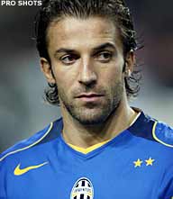 Del Piero 'out' door pijnlijke achillespees