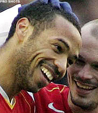 Arsenal minstens één duel zonder Henry