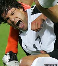 Griep houdt Michael Ballack opnieuw thuis