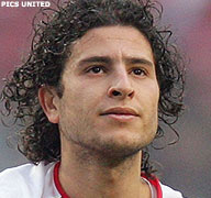 Nourdin Boukhari in de basis tegen Inter