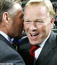 Adriaanse legt het weer af tegen Koeman