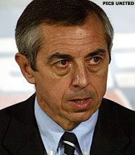 Gabon in zee met coach Alain Giresse