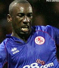 Hasselbaink helpt Boro langs AS Roma