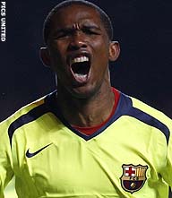 Samuel Eto'o heeft zijn 'centenario' te pakken