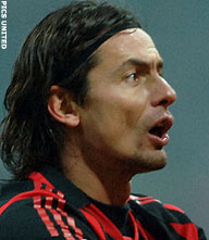Inzaghi held van Milan, beul van Lyon