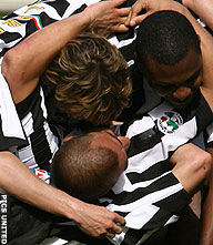 Juve ongenaakbaar, op het veld althans