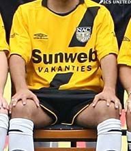 NAC Breda schrikt van nieuwe gele shirts