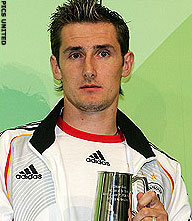 Klose beste Duitse voetballer van 2006