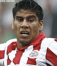 PSV mist Carlos Salcido tegen Sparta