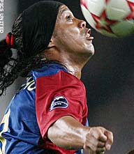 Werder en Barça loven 'brutale' Ronaldinho