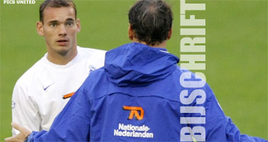 Foto en z'n verhaal: Sneijder en Van Basten