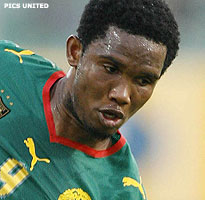 Eto'o evenaart 38 jaar oud Afrikaans record