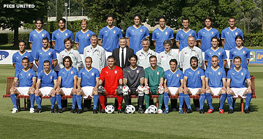 De temperatuur van de 23 Italiaanse tegenstanders