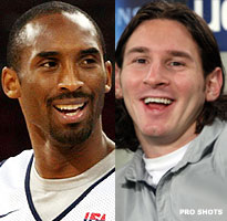 Zelfs Kobe Bryant smeekt om het shirt van Lionel Messi
