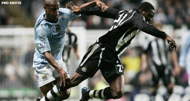 Tien man van Newcastle houden goed stand tegen City