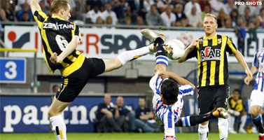 Vitesse boekt terechte zege op slap SC Heerenveen