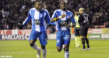 Wigan Athletic uit gevarenzone na zege op Everton