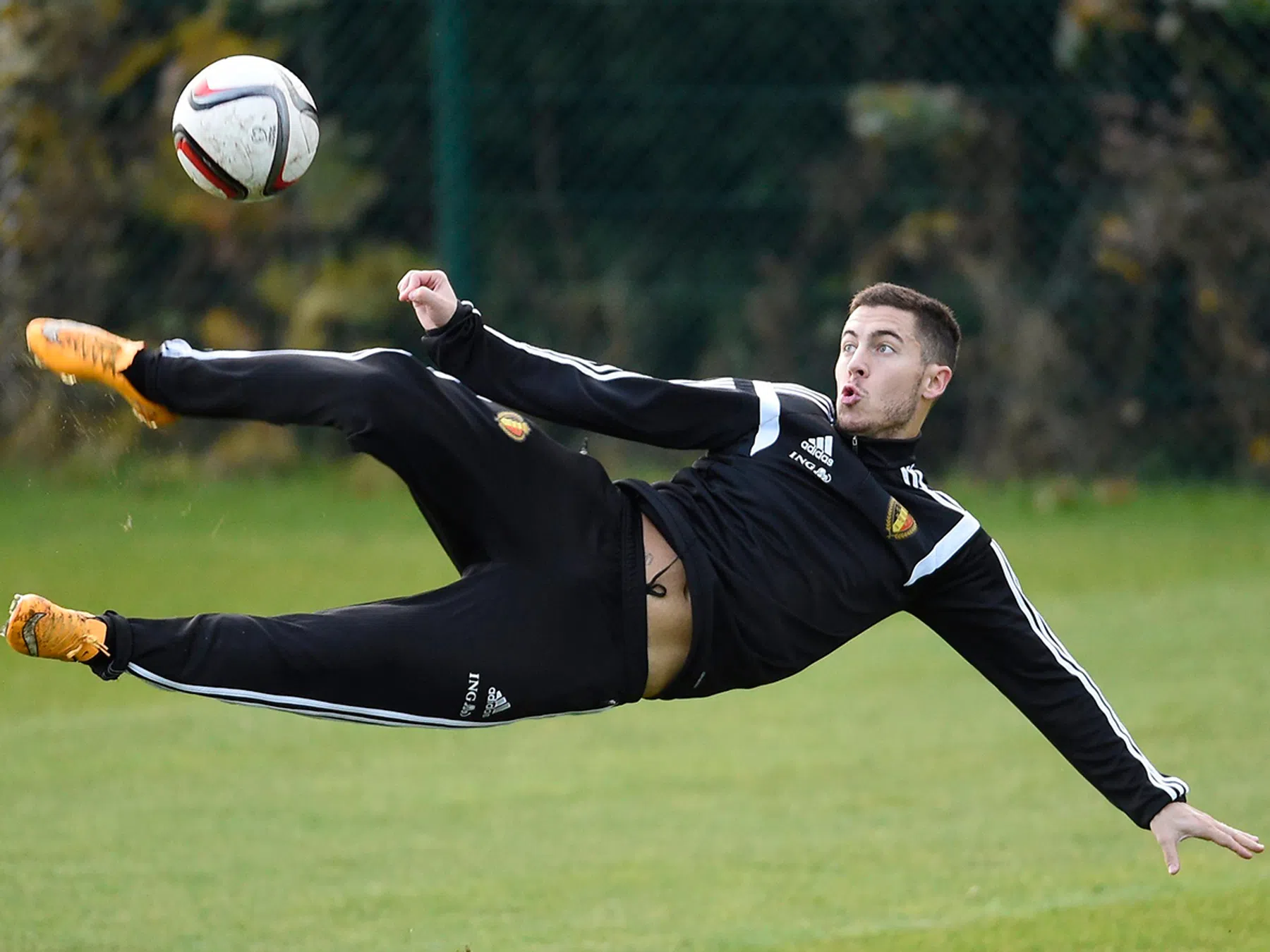 'Chelsea-ster Hazard rendeert minder bij Rode Duivels'