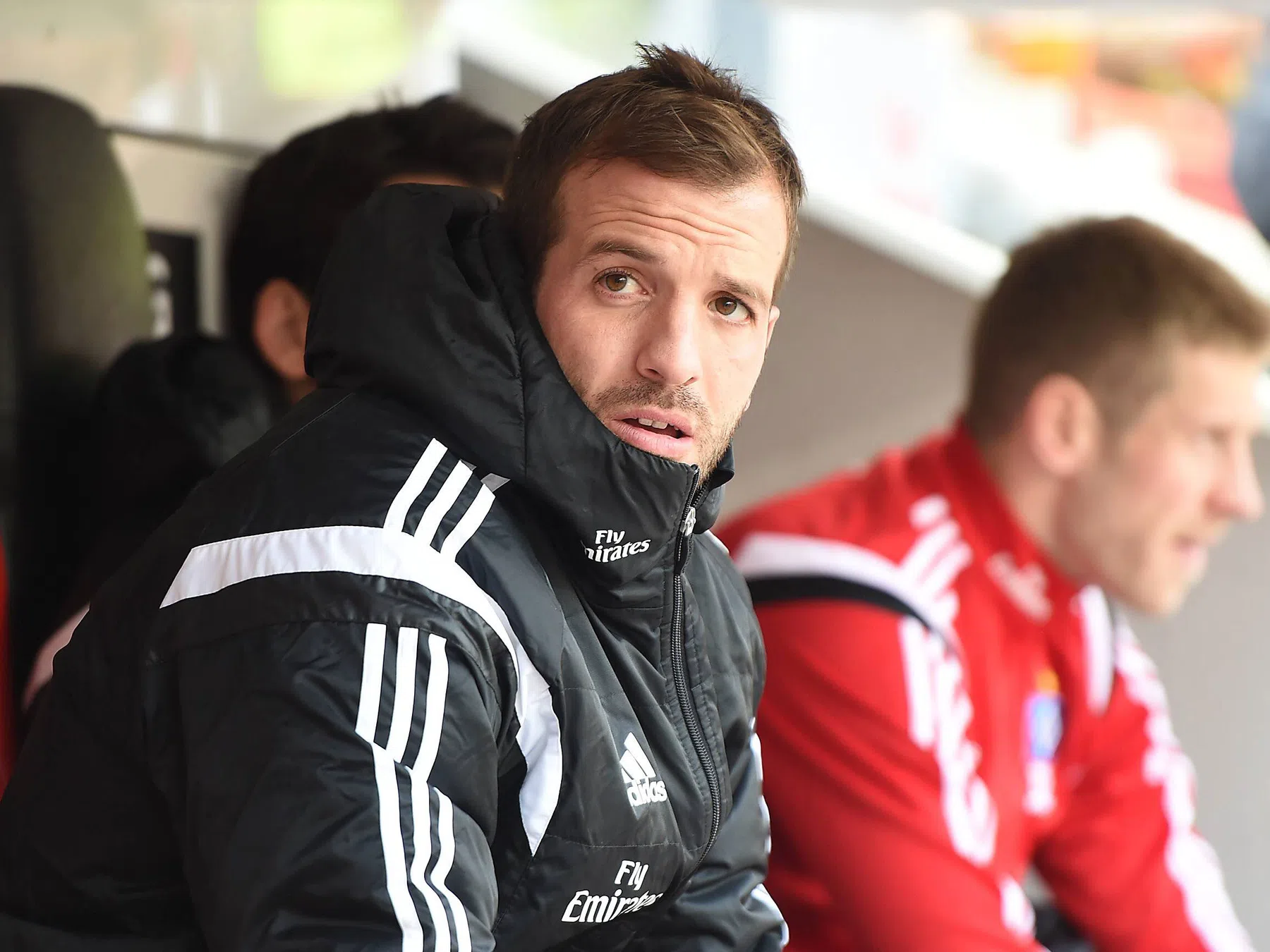 Beelden Eurosport 2: Van der Vaart ziet Leverkusen winnen