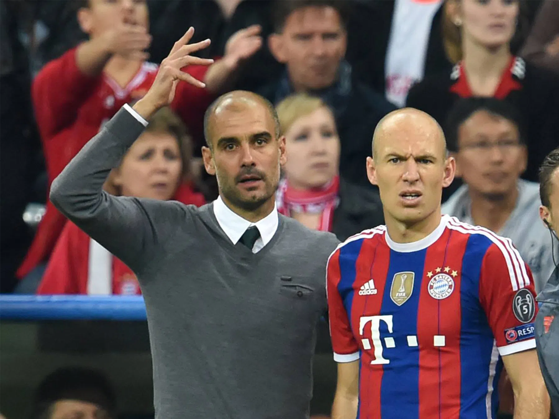 'Ook Guardiola is uiteindelijk afhankelijk van Robben'