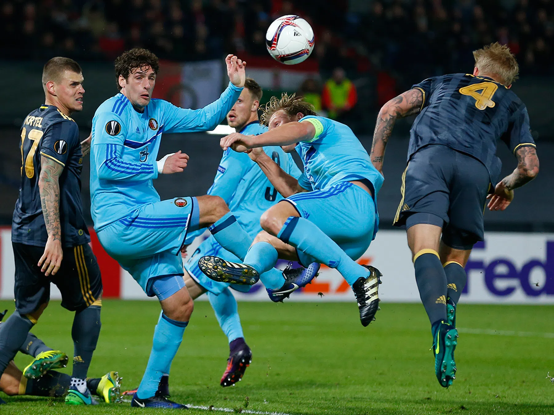 'Feyenoord speelde het eigen Legioen bijna stil'