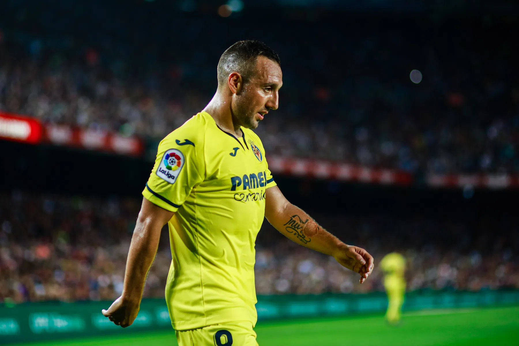 Een staande ovatie voor Santi Cazorla