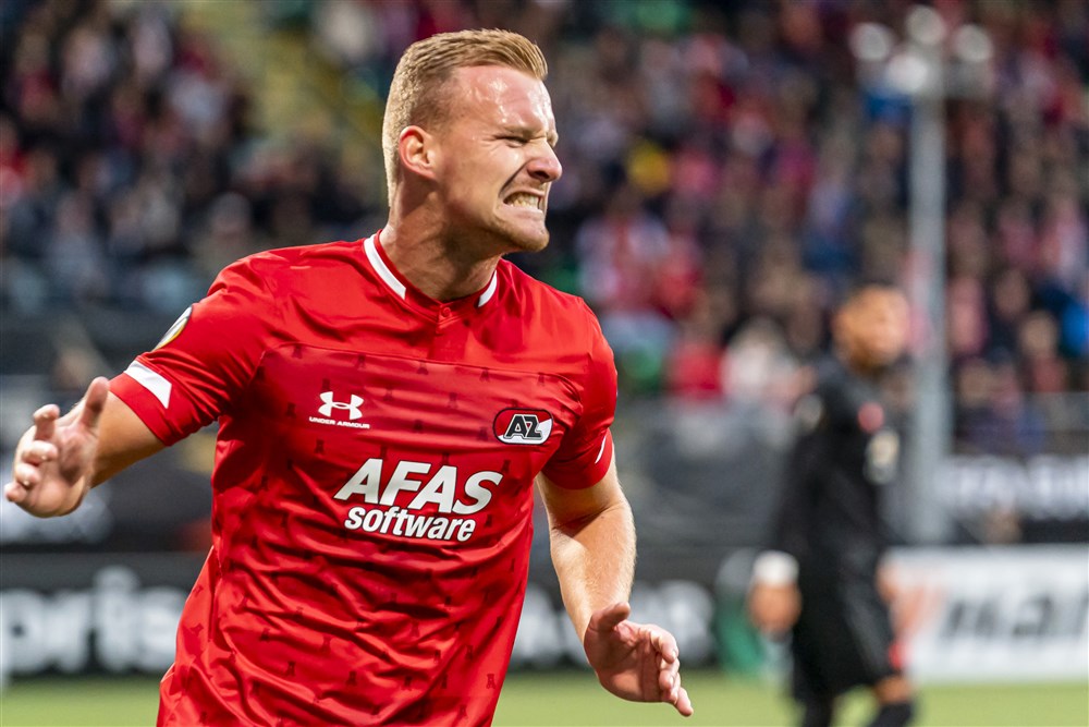 AZ krijgt te weinig voor dominante vertoning tegen Manchester United