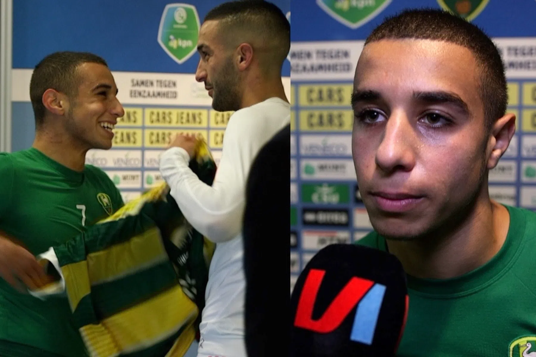 Prima score Ould-Chikh: 'Heb shirts geruild met Ziyech, Tagliafico en Labyad'