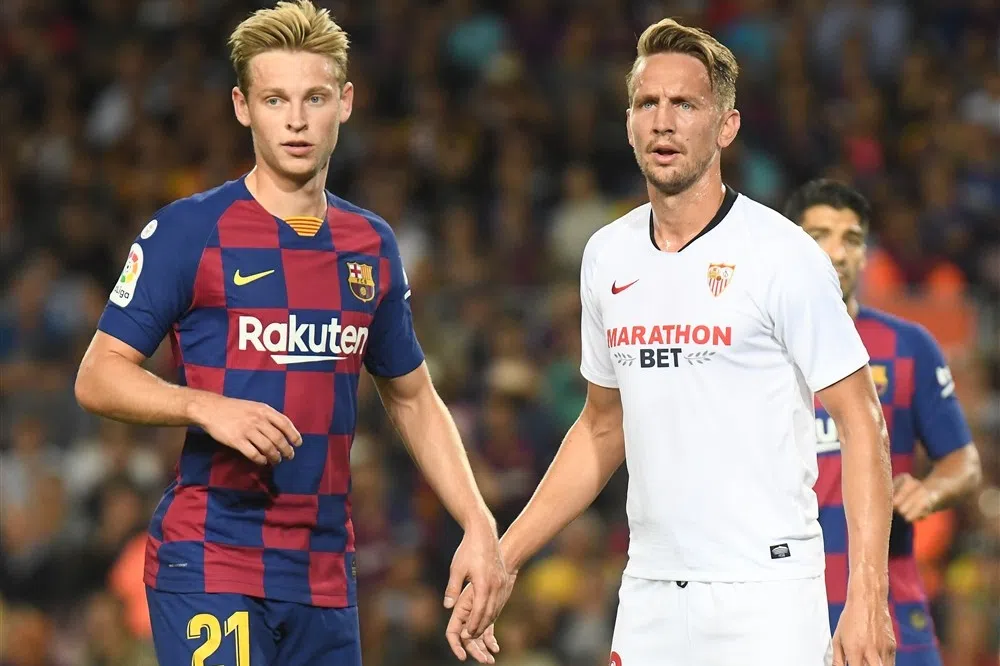 Geen zorgen bij Sevilla na vele gemiste kansen De Jong