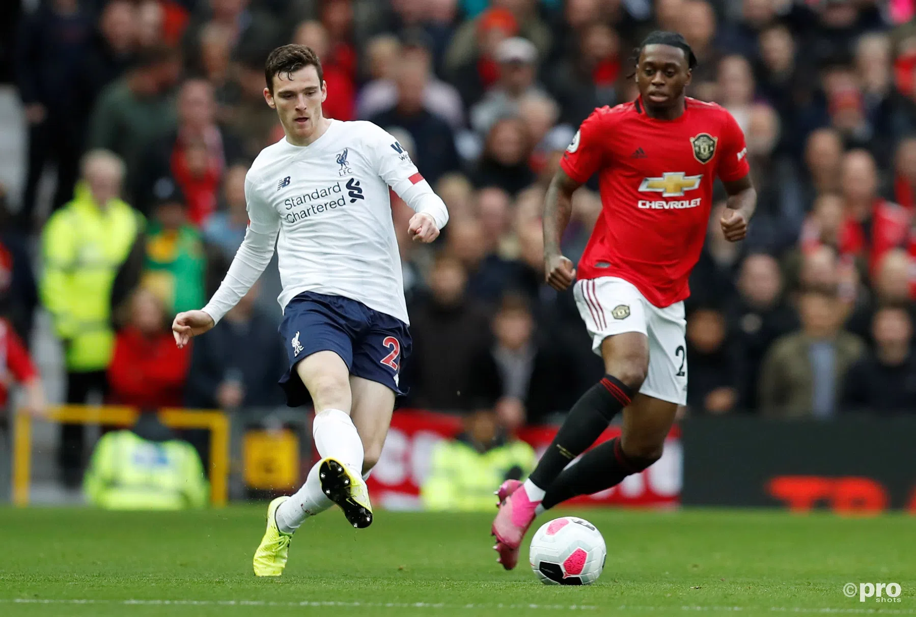 Gewaagde truc met United-backs levert eerste puntenverlies Liverpool op