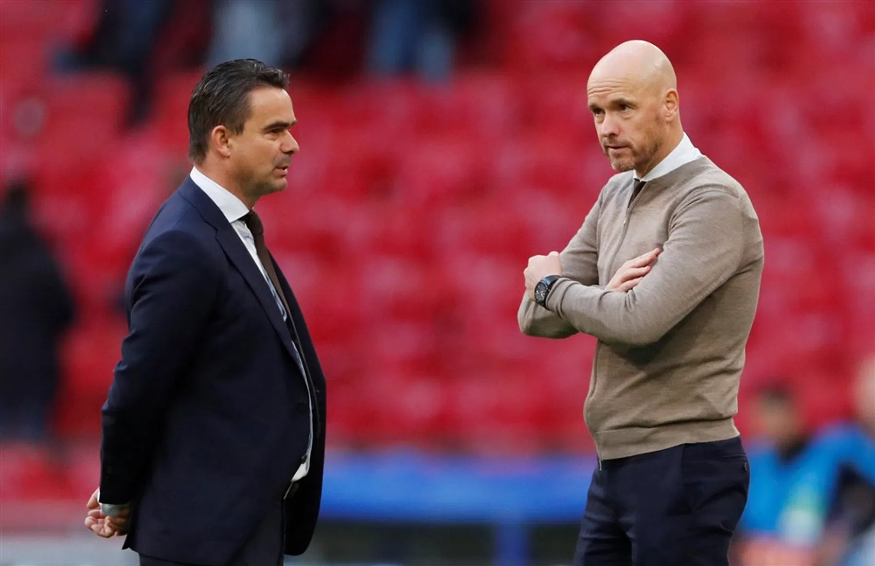 Overmars is 'alleen maar blij' met belangstelling Bayern voor Ten Hag