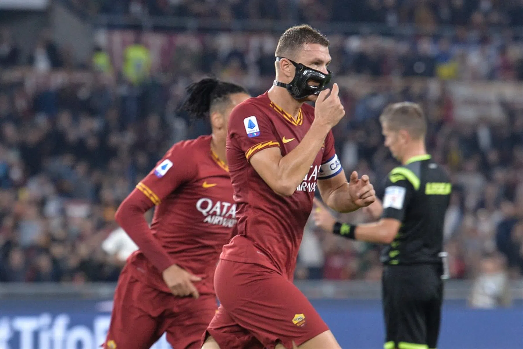 Gemaskerde Dzeko nadert magische grens, schiettent bij Atalanta