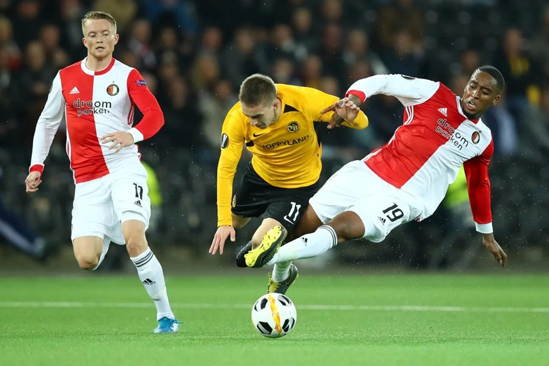 Young Boys zeer gehavend naar De Kuip na 'ongelukje'