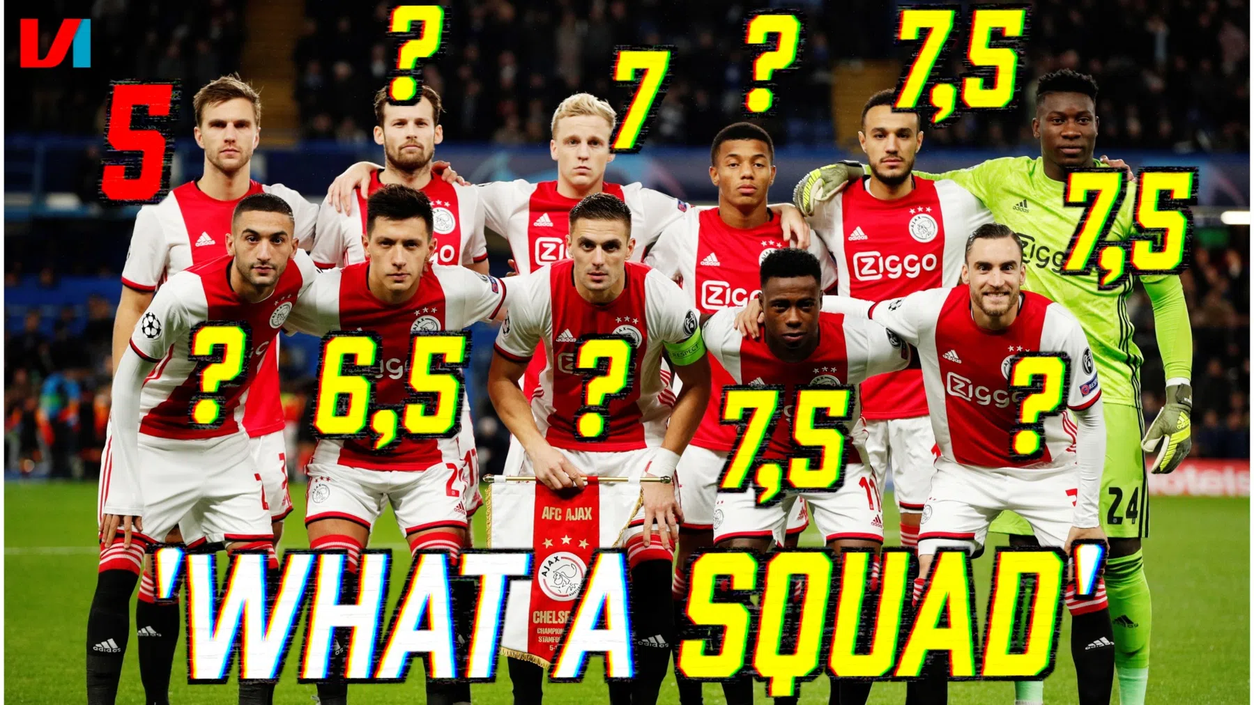 'Vechtmachine Ajax benadeeld in knotsgek duel, Ziyech weer waanzinnig'