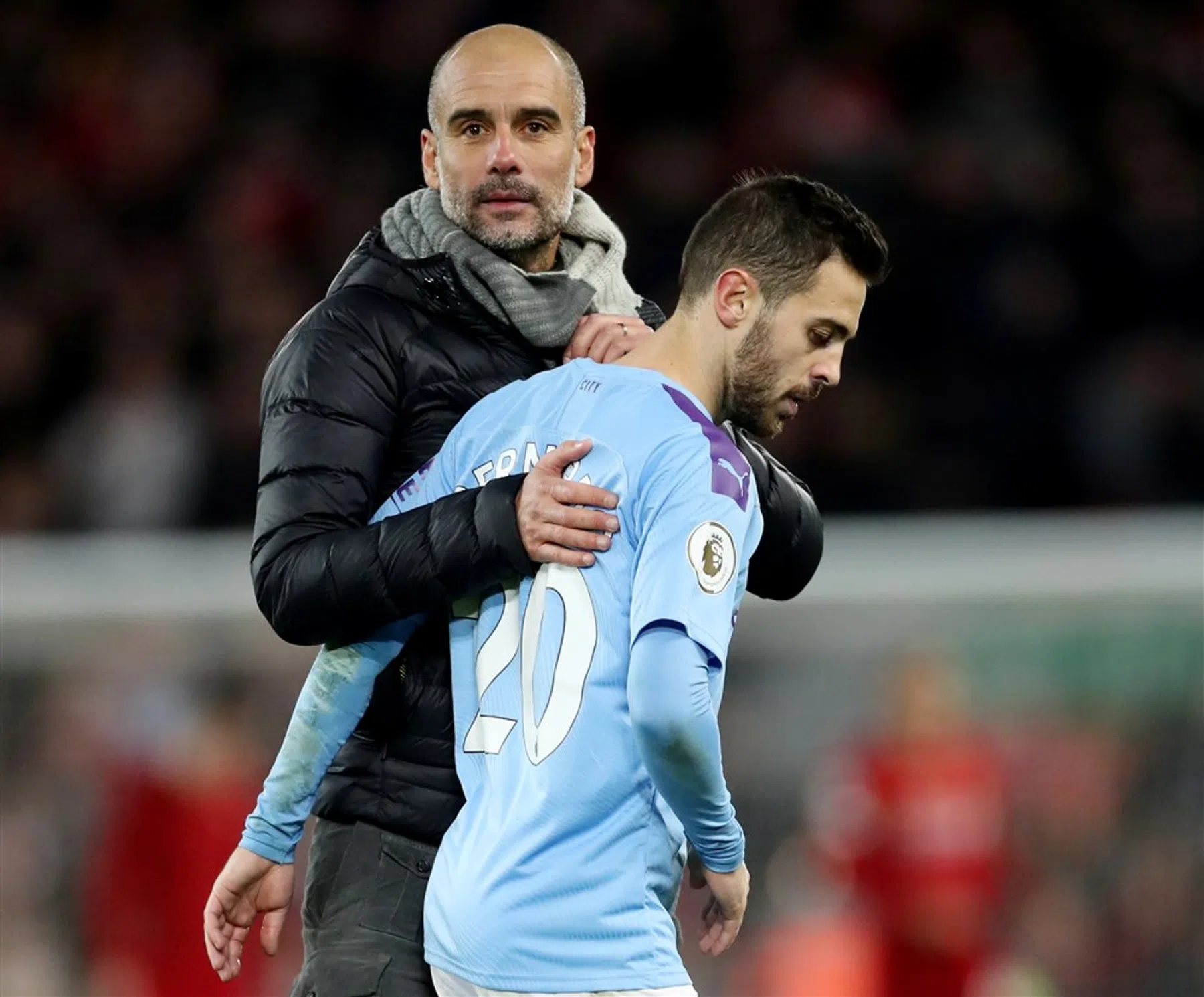 Guardiola verdedigt Bernardo Silva: 'Hij wordt verkeerd neergezet'