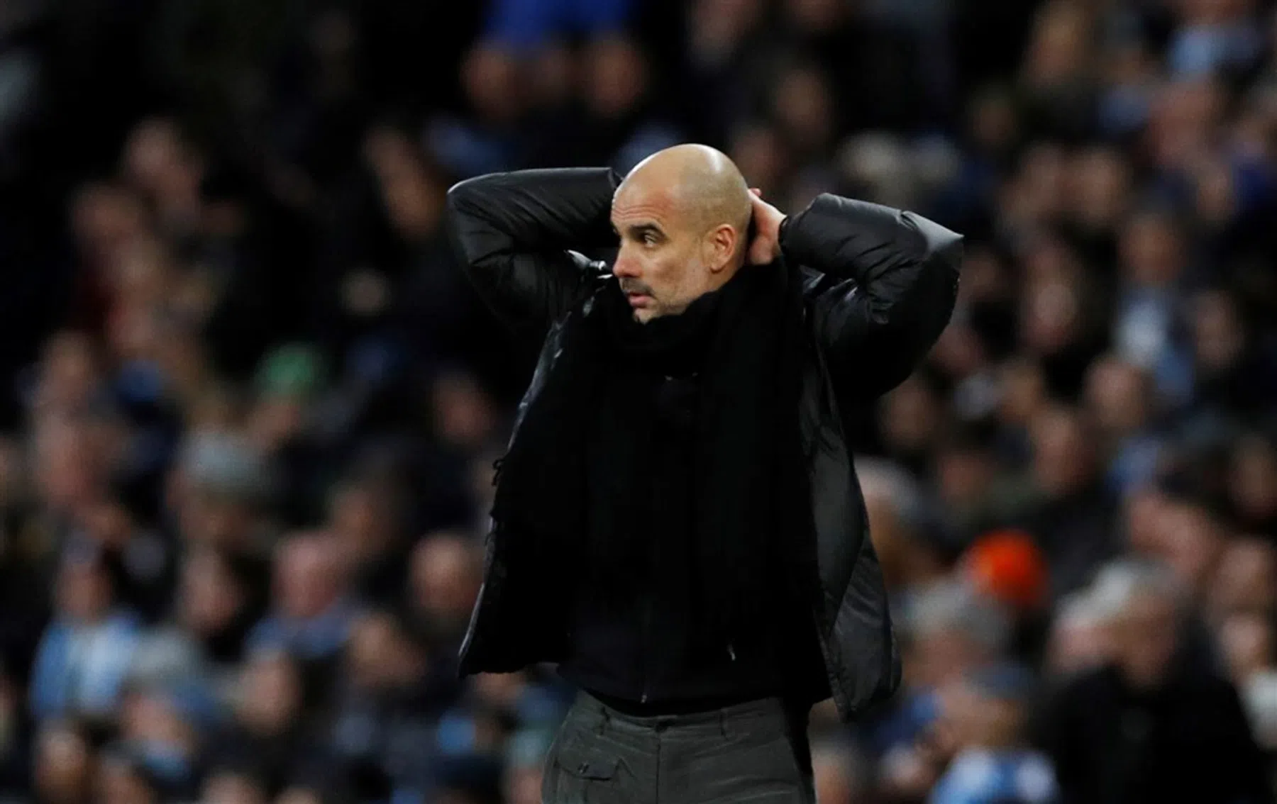 Historisch slecht presterende Guardiola wil niet praten over titelstrijd