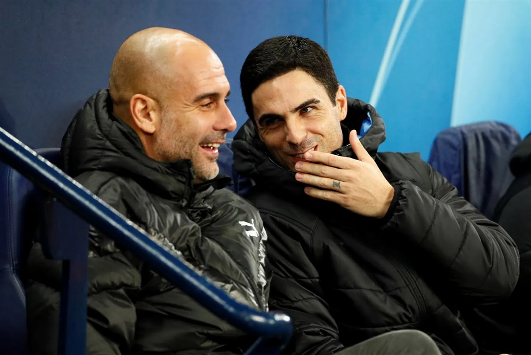 Onrust bij City: Arteta 'betrapt' met Arsenal-bobo's
