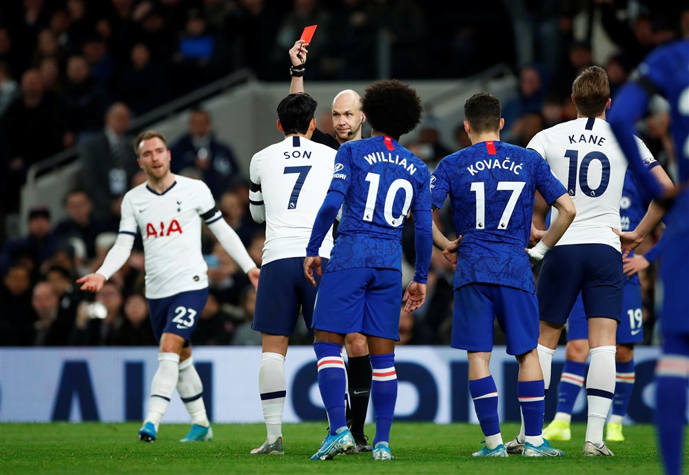 Tottenham krijgt strafeis te horen na rode kaart voor Son