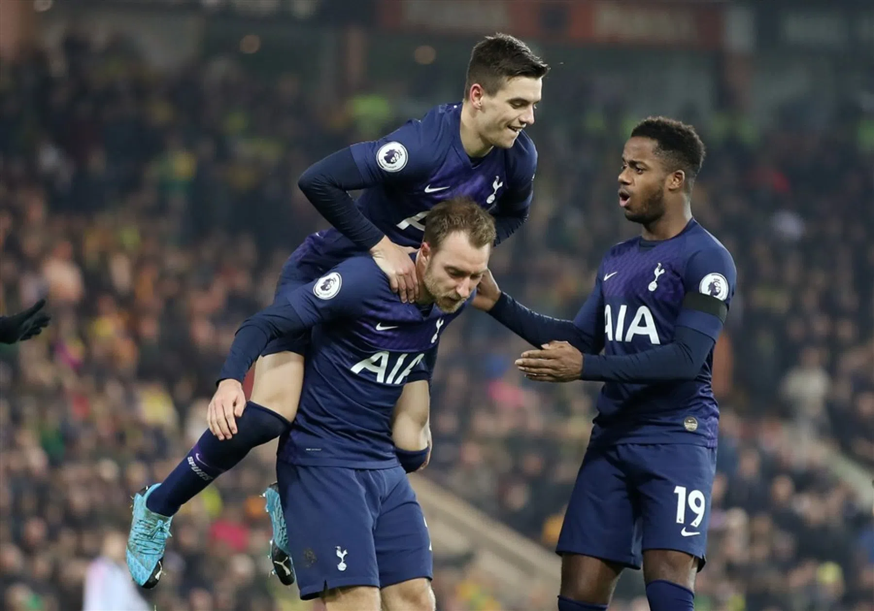 Eriksen haalt zijn gram tijdens frustrerende wedstrijd van Spurs