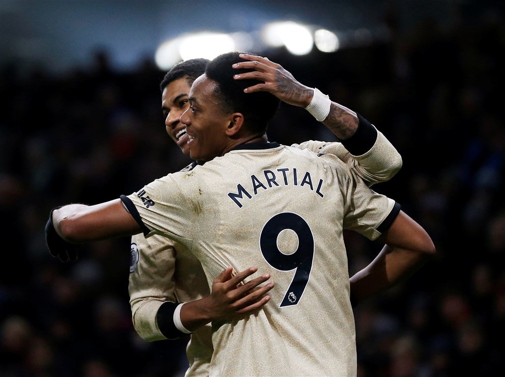 Martial en Rashford sturen Man United met goed gevoel 2020 in