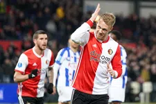 Thumbnail for article: Jørgensen staat eindelijk op en leidt Feyenoord langs Heerenveen
